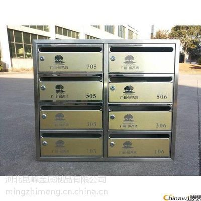 不锈钢邮政信报箱定制厂家 打造安全耐用的社区信报系统